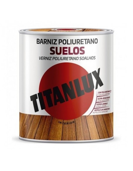 Barniz Titan Para Suelos De Madera - Poliuretano Satinado