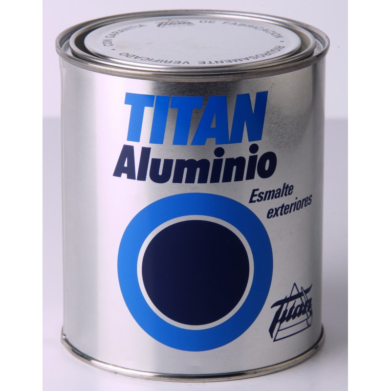Esmalte Titan Aluminio Exteriores