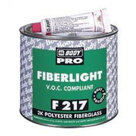 Masilla de Fibra de Vidrio - 250 Bodyfiber Fiberglass 2K Polyester Filler - F217