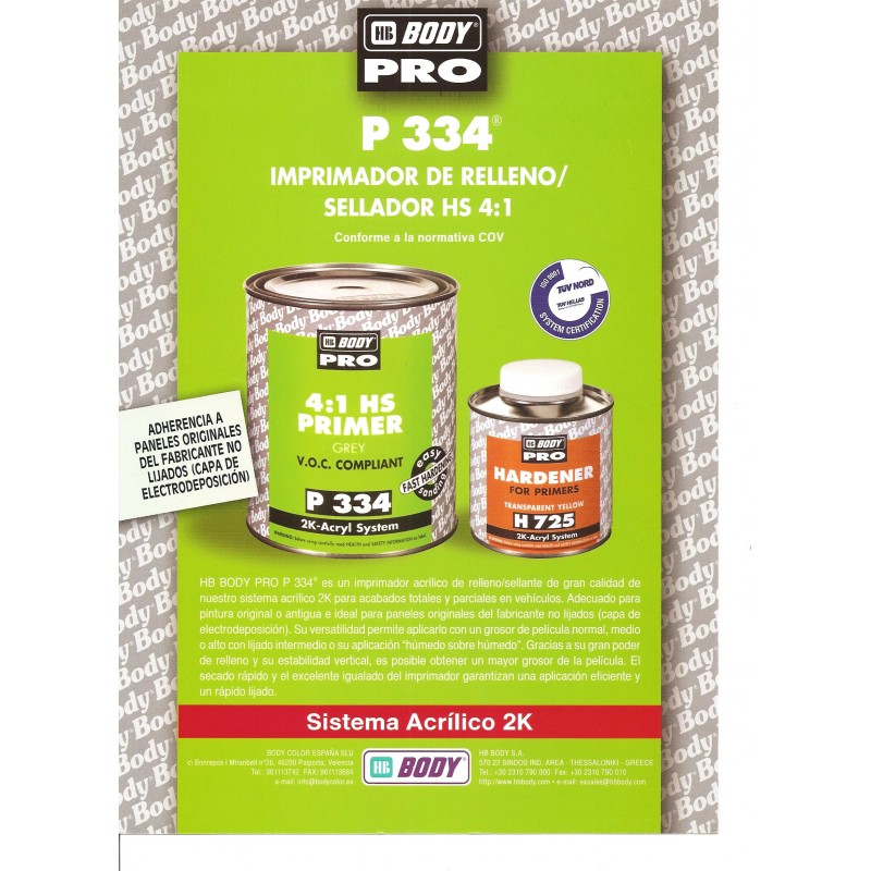 APAREJO 4:1 HS BLANCO - P334 HB BODY